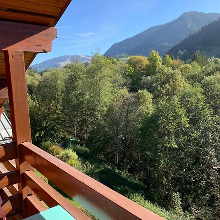 Appartement Vue Piste De Ski Praz-sur-Arly Bagian luar foto